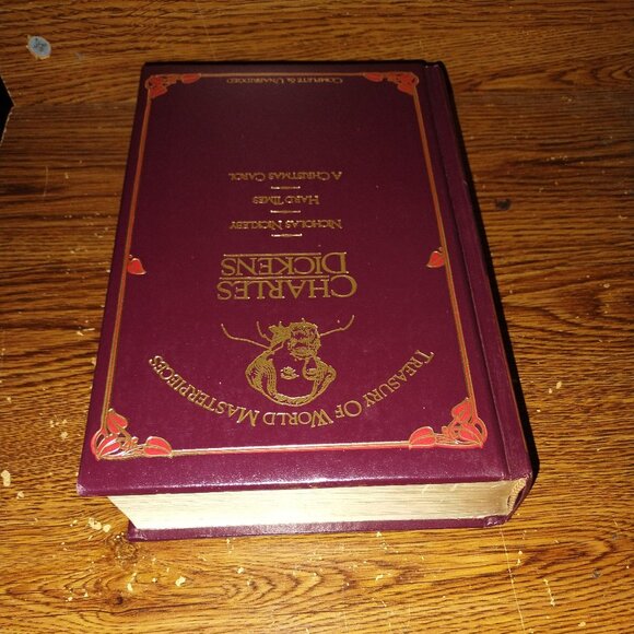 Charles Dickens Treasury of World Masterpieces Octopus Books Leatherbound (1983) - Picture 6 of 7